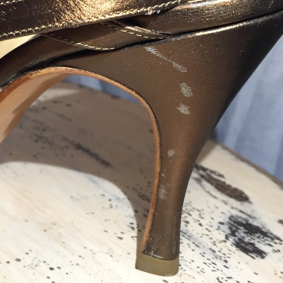 Ombeline Paris Sling Back Heeled Open Toe Sandals - Picture 7 of 8